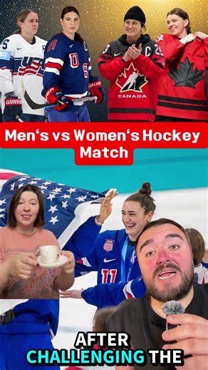 This woman wants the men and women's hockey team to play #hockey #olympics #equality #foryou