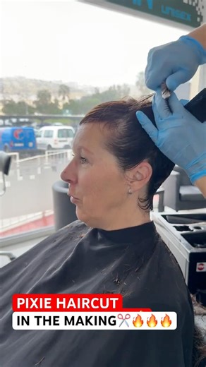 PIXIE HAIRCUT IN THE MAKING BY VIVYAN HERMUZ! 🤩🏆✂️✨ #haircut #pixiehaircut #shorthaircut #newhair