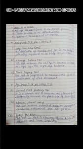 CLASS-12 | CH- 6 | TEST AND MEASUREMENT IN SPORTS | NOTES | CBSE BOARD|#cbse #physical #education