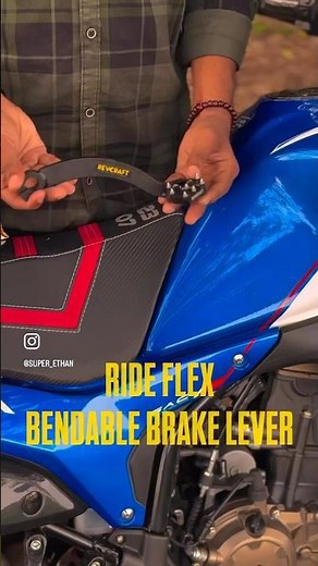 Ride flex bendable Brake Lever from Revcraft ✅