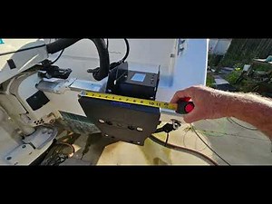 Panther swim step outboard motor mount