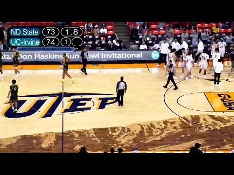 WestStar Don Haskins Sun Bowl Invitational: UC Irvine vs. NDSU