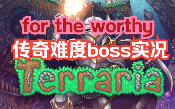 【Terraria】泰拉瑞亚1.4.4.9特殊种子for the worthy传奇难度boss实况（下）