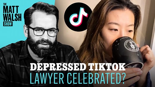 436K views · 2K reactions | Matt reacts to a viral TikTok video of a "depressed lawyer" who is being celebrated for getting out of bed and not practicing proper hygiene. | Matt Walsh | Facebook