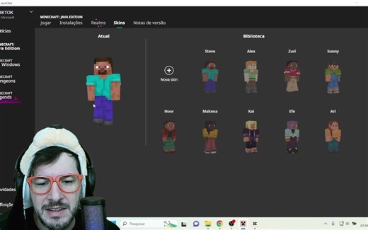 如何更改 Minecraft JAVA 版中的皮肤