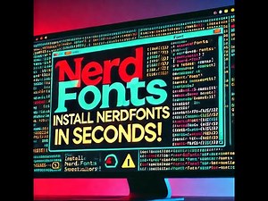 Installare NerdFonts su Windows, Linux, WSL e macOS + Setup Font e Ligatures in VS Code e Terminal
