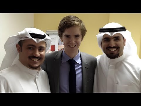 Freddie Highmore Speaking Arabic