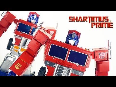 Elite Optimus Prime Transformers Robosen 16 Inch Voice Activated Remote Robot Hasbro Figure Review