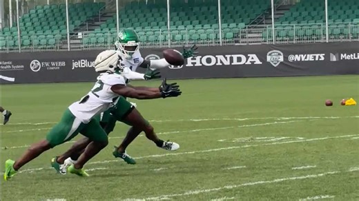 Training Camp Highlight | Tony Adams, Michael Carter II Come up With Big Plays In the Secondary