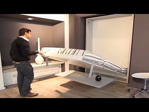 Armoire Lit Escamotable Ulysse Desk - Bimodal par La Maison Convertible