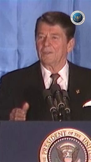 Ronald Reagan jokes about the ironies of communism