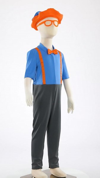 Blippi Costume for Kids Full 360 View