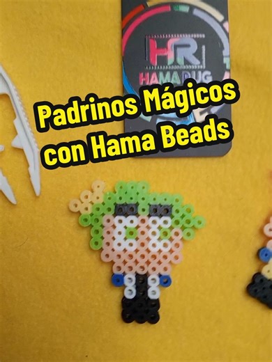 Crea Padrinos Mágicos con Hama Beads