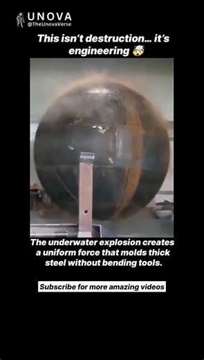 They Use Explosions to Shape Steel 😳💥