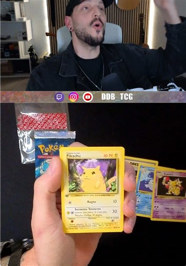 Ouverture du Booster de Base Édition 1 Pokémon