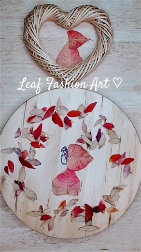 ❤️ DIY Leaf Hoodie 🍁 Beautiful Art Made With Leaves #simplediy #leafcraft #leafart #natureart
