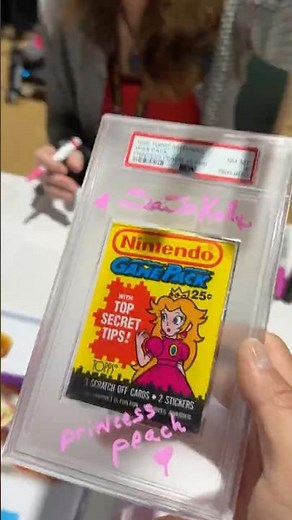 Samantha Kelly Signed My Princess Peach Collectible 🤯