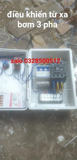 tủ điện điều khiển bật tắt bơm từ xa