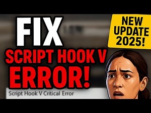 How to Fix Script Hook V Critical Error GTA 5 Enchanced 2025 | Steam | Install Script Hook GTA 5