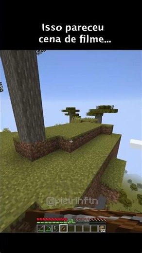 This was definitely a scene from a Minecraft movie.