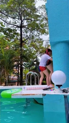 swimming pool in water