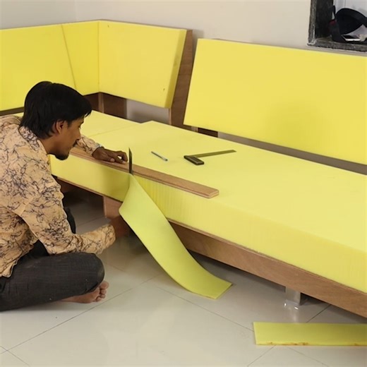 Making corner sofa #fun #diy #sofa | Hetal's Art - Creation