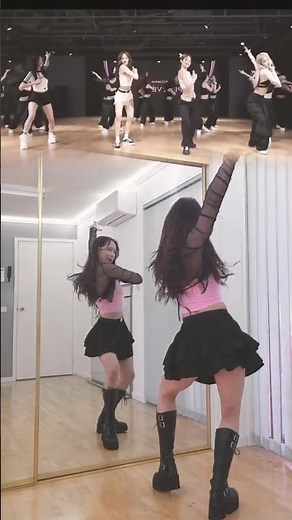 pink venom dance break mirrored #blackpink #shorts