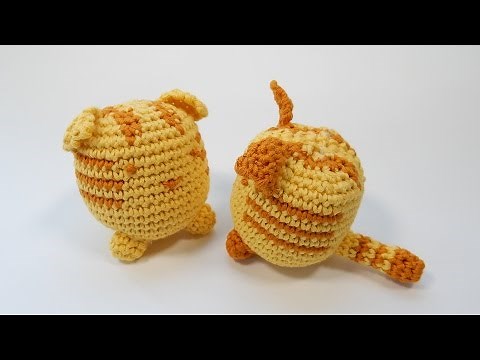 How to Crochet my Cube Cat - Tabby