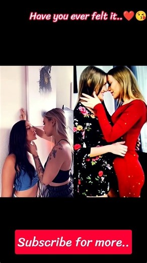 In a world full of noise, her kiss feels like peace. 🌈❤️#shorts #shortvideo #lgbt #lgbtcommunity