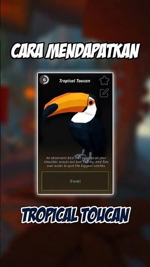HOW TO GET TROPICAL TOUCAN IN FISCH‼️🦅 #roblox #fisch #robloxshorts