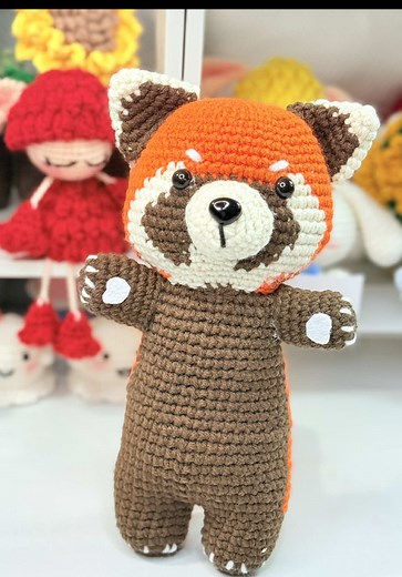 How to Crochet a Red Panda for Beginners! （1）#crochet #crochettutorial #amigurumi #crochetforbeginners #howtocrochet #redpandacrochet #redpanda #cutecrochet #crochetideas #crocheting