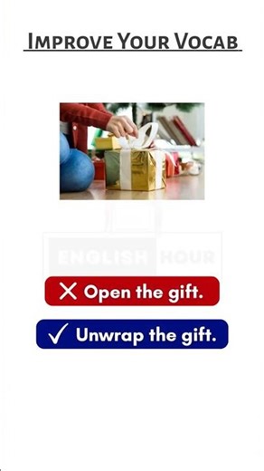 Stop Saying "Open" All The Time 👩‍🏫✅ #english #englishclass #vocabulary #education #tips #shorts