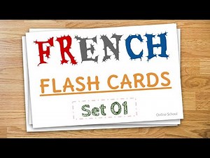 Learn French Vocabulary through Flash Cards #01
