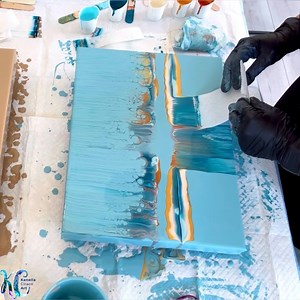 55K views · 527 reactions | FUN Swipe Technique! - Acrylic Pour Painting . #kanellaciracoart #art #acrylic #acrylicart #acrylicpainting #satisfying #Swipe | Kanella Ciraco Art | Facebook