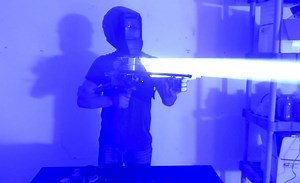 Mad Scientist Builds a 200-Watt Laser Bazooka That Can Shoot Through a Computer Case