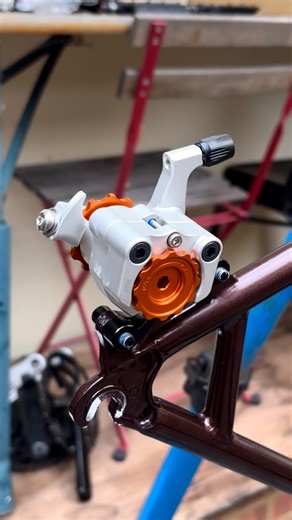 sam i am on Instagram: "BIKE BUILD: Part 4/5 Ignore the booky brake setup. Anyone wanna do a Paul klamper swap tho? Flat for post?"