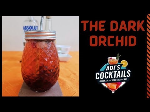 Dark Orchid Cocktail | DIY Plum & Vodka Cocktail Recipe | Adi's Cocktails