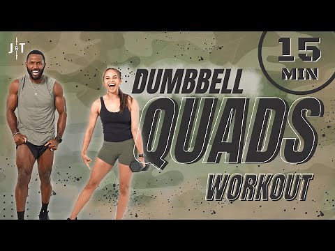 15 Minute Dumbbell Quad Workout [Strength & Muscle Building]