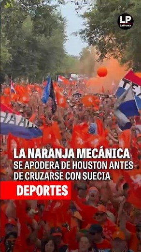 Naranja mecánica se apodera de Houston antes de cruzarse con Suecia