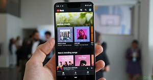 YouTube app promoting new YouTube Music song recommendations