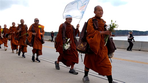 Where are the 'Walk for Peace' monks now? Here's when they'll be in NC