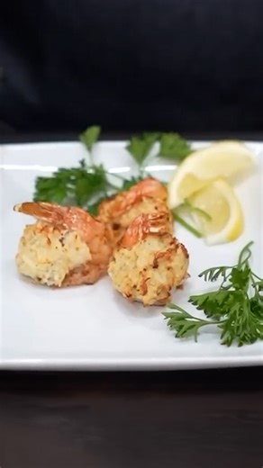 Amazing Crab Stuffed Shrimp Recipe! #food #cooking #yummy | Smokin' and Grillin' with AB