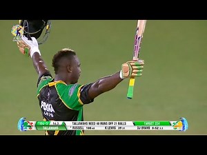 Andre Russell hits 13 SIXES during whirlwind century!