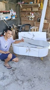 185K views · 3.3K reactions | Ideas, simple ways to make an aesthetic sofa table #carpenter #sofamaker #customsofa #diysofa #sofaviral #sofatable #guestable | Kursi Sofa Watampone | Facebook