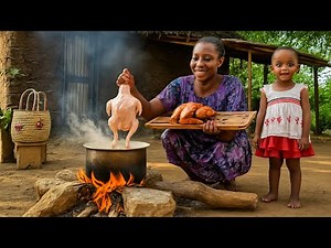 African magic chicken recipe traditional cooking with ugali