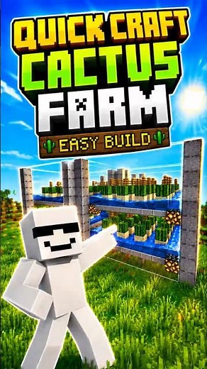 Minecraft 26.2 EASY Automatic Cactus Farm! 🌵