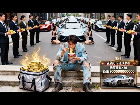 破産總裁被拜金老婆騙光積蓄，下秒竟覺醒花錢萬倍返現系統！大手壹揮購買百輛豪車排滿街，實力碾壓所有人，前妻跪舔求複合！#短劇 #都市 #drama #熱門短劇 #推薦 #爽文 #系统