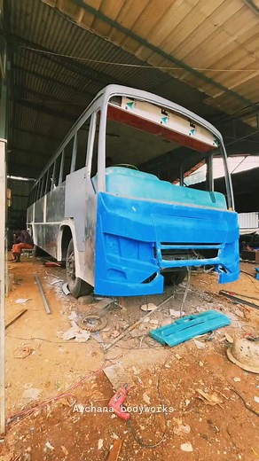 Rajasthan❌ Kerala✅ new bus body Bus Body Repair Service archana bodyworks perumbavoor #bus #work #kerala #reels | Babu Ar