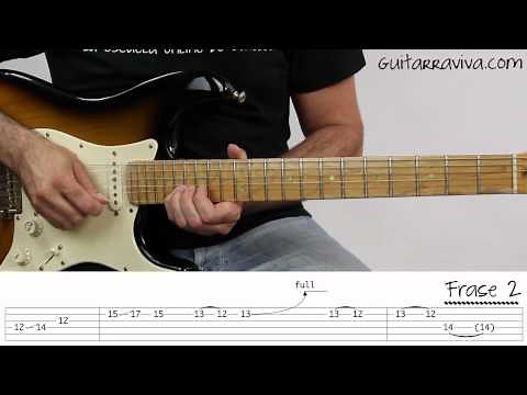 How to play the Knocking on Heaven's Door solo on Guns Roses electric guitar, easy guitar picking...