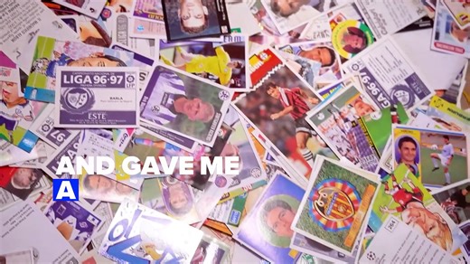 My strange collection: Millions of football stickers
